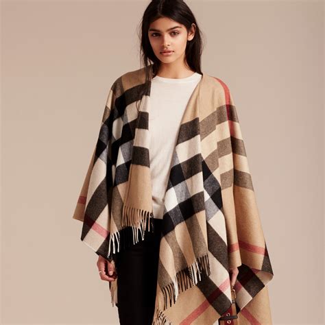 burberry london check poncho|Burberry poncho website.